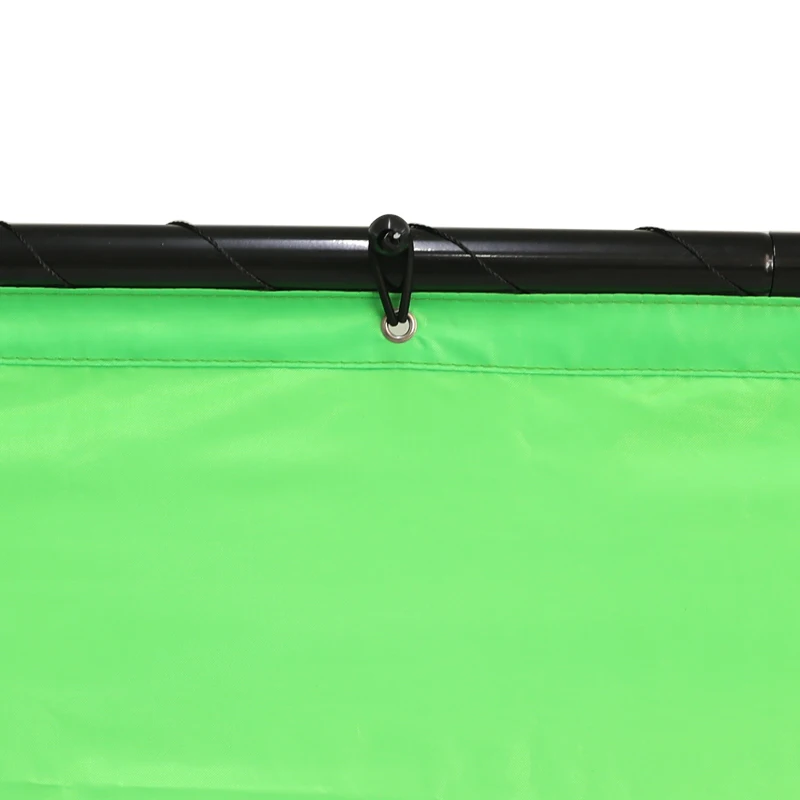 Large metal soccer goal post with shooting target