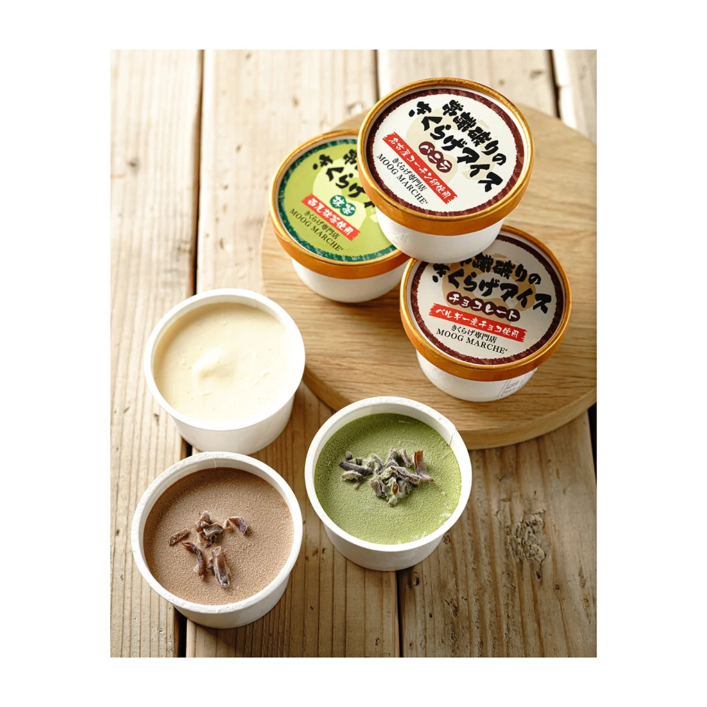 Vitamin D dietary fiber wood ear making packing hard ice cream