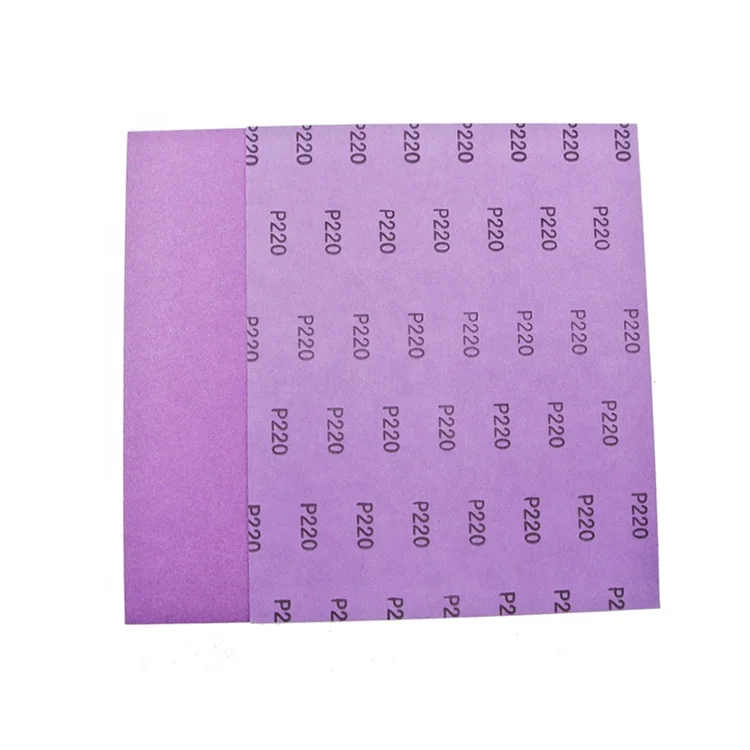 RMC Quality Purple 9*11 inch sand paper  Abrasive paper sandpaper (1600262823876)
