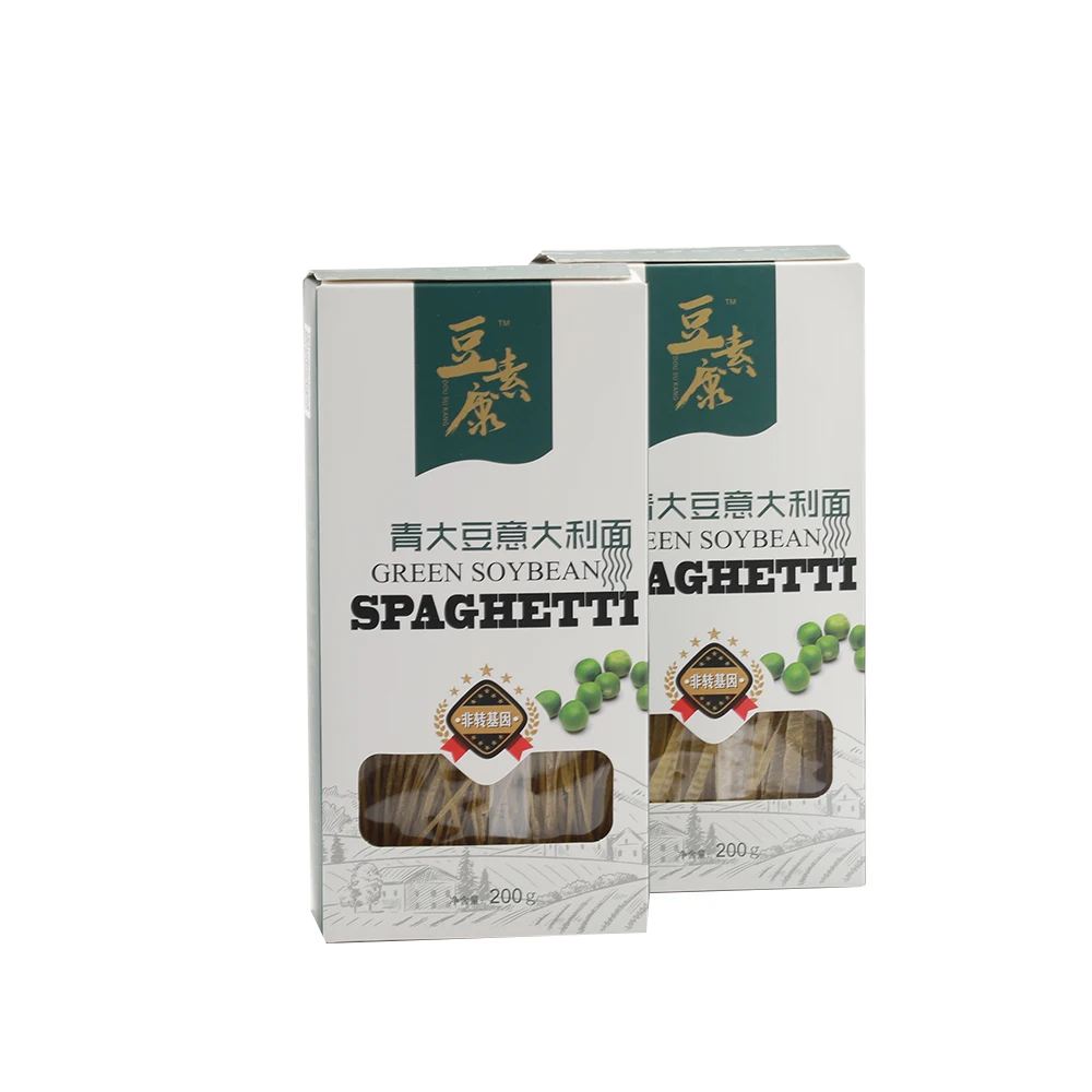 Hot Selling Safe And Healthy Nutrition Green Soybean Fettuccine