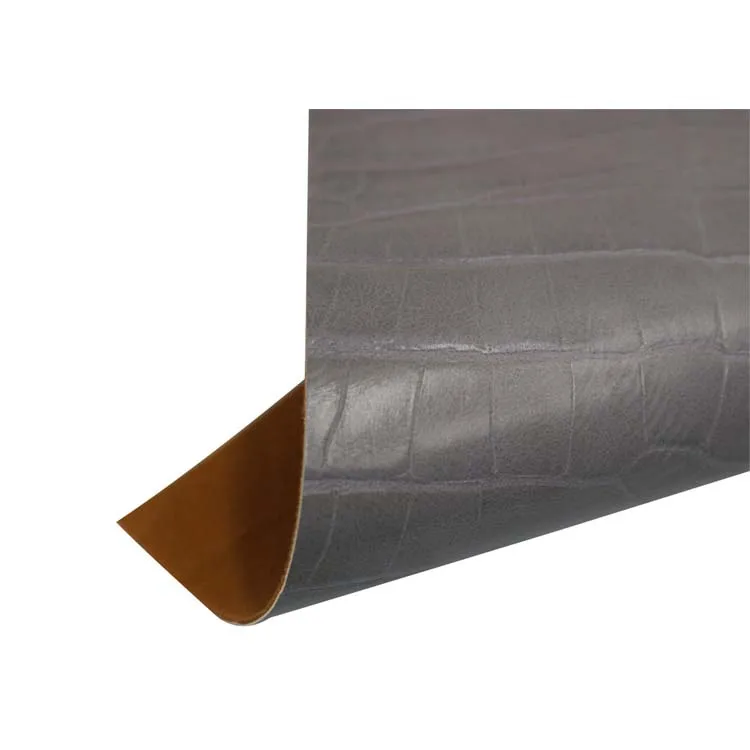 2022 High Textured Crocodile Pattern Synthetic Faux Leathers For Shoes