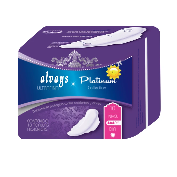 Venezuela Menstrual Hygiene Feminine Lady aluays Sanitary Towel Pad for Women