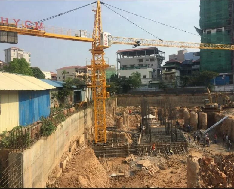 2020 год, Китай, б/у башенный кран, поставка в хорошем рабочем состоянии