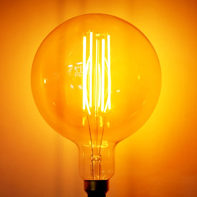 Wholesale G200 8W E27 LED big size decoration globe LED filament dimmable Edison light bulb large vintage led lighting lamp