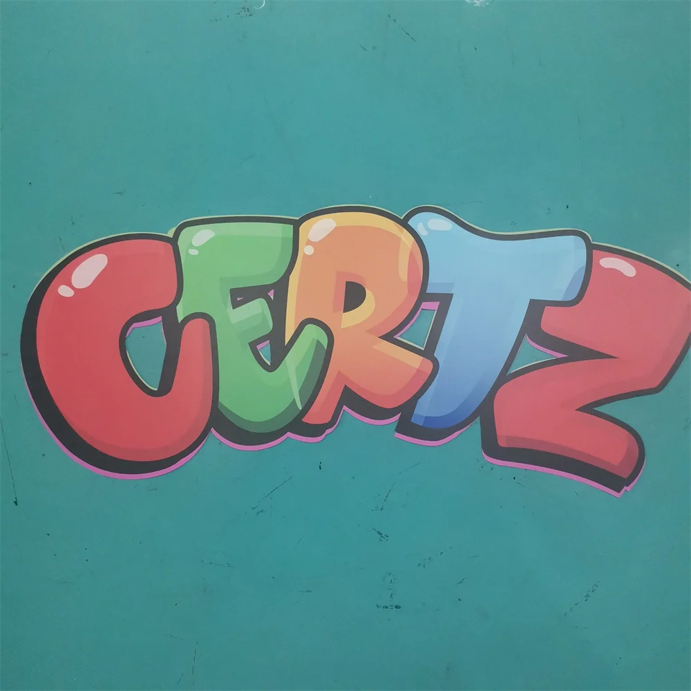 Customized Logo PVC Sticker Magnetic Decorative Irregular Shape UV Printed Refrigerator Magnet for Home Car Body