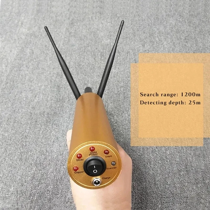 Gold double antenna high configuration Texa God upgraded underground metal detector to detect gold, silver, copper gems