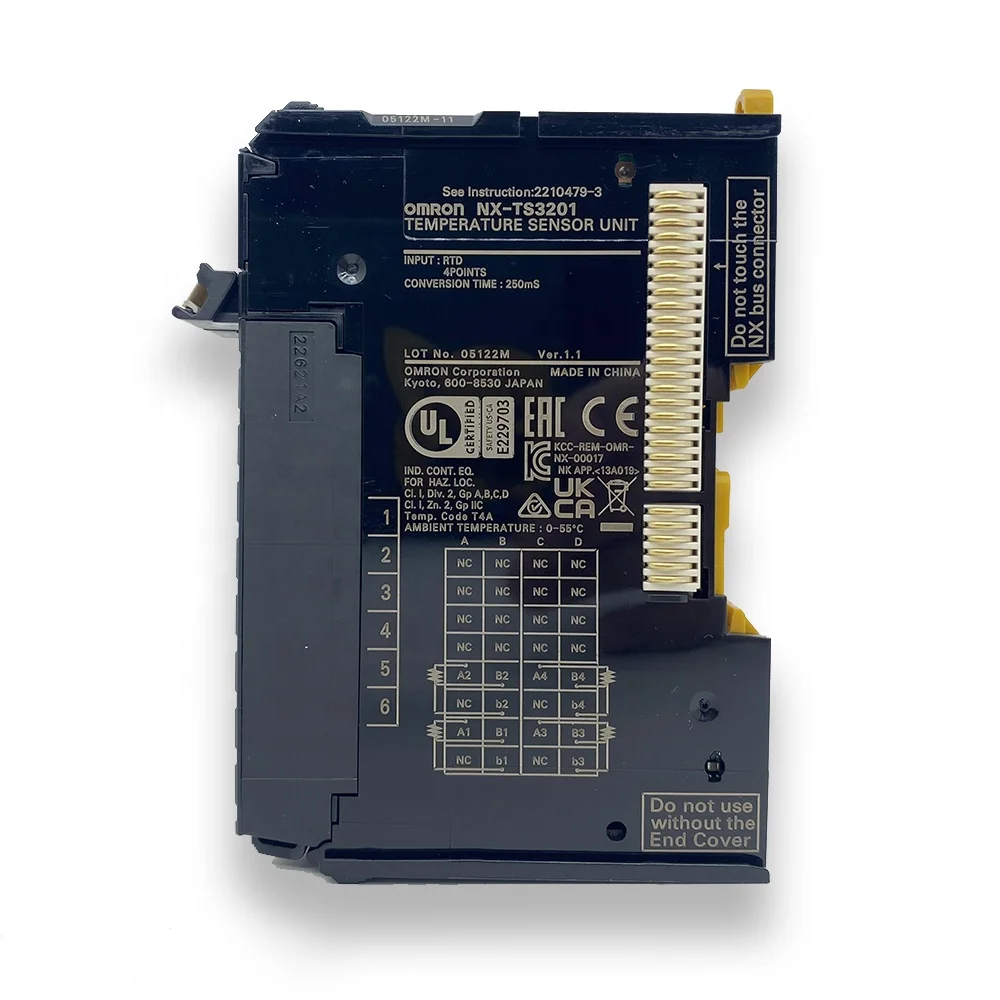 A wide range of digital I/O units   high-speed synchronous control NX-TS3201