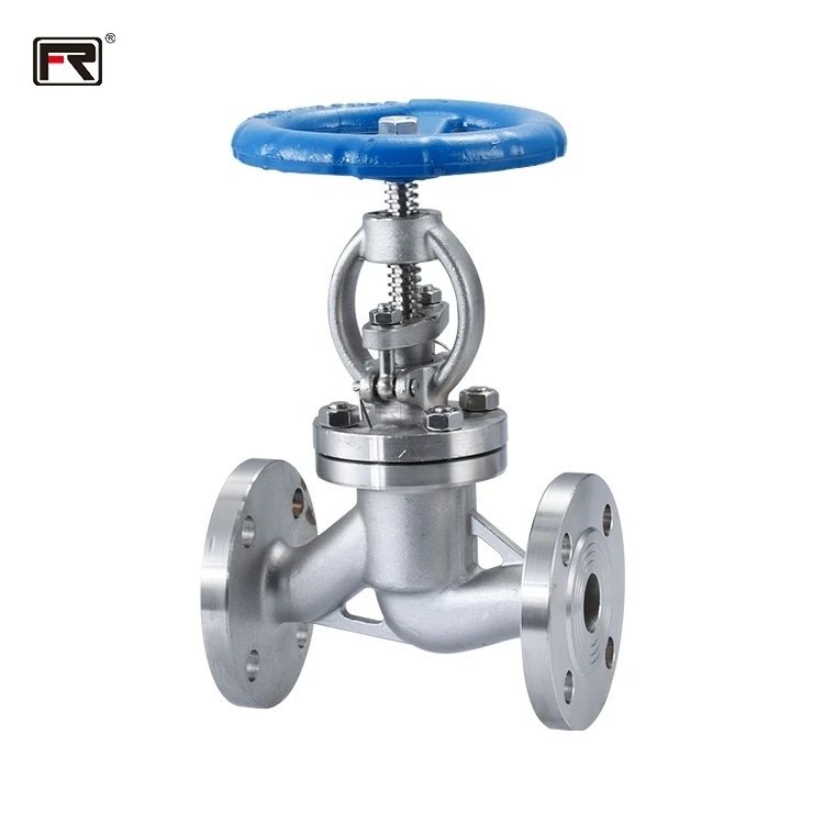 factory wholesale DN25-DN300 control API ANSI 150LB  WCB JIS 10K  industrial  stainless steel 304  Manual flange globe valve
