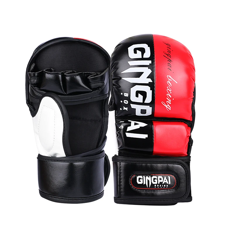 MMA half finger ufc mma gloves sparring gloves accept OEM high quality kicking boxing gloves