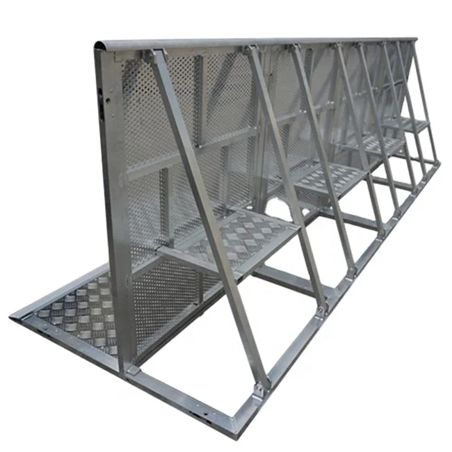 aluminum security barrier/removable barricade aluminum alloy barrier