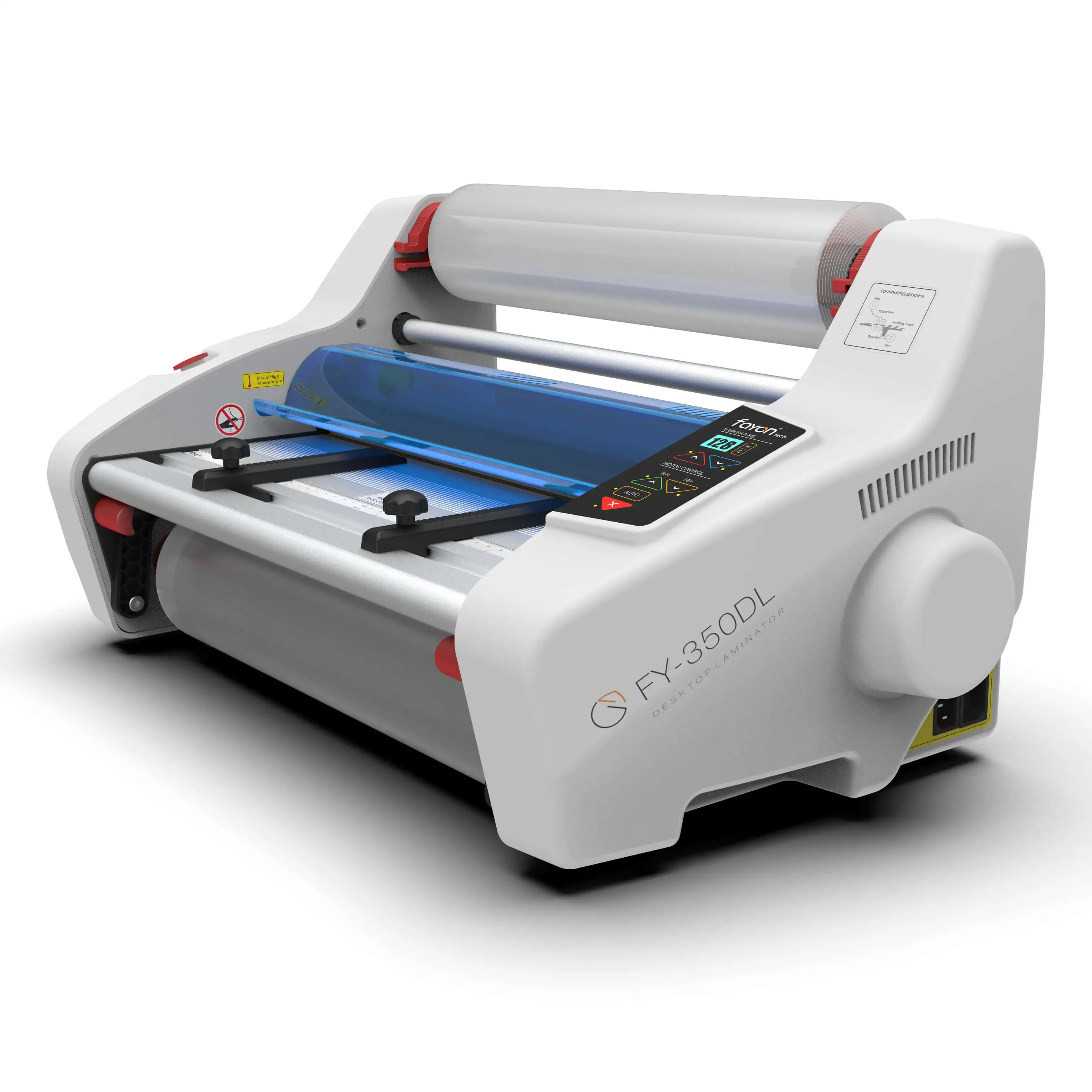 W369 High-Speed Full Auto Double Sides A3 A4 Paper Pouch Laminator Roll Film Hot Heated Lamination Machine