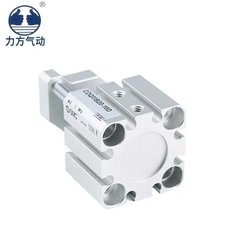 SMC cylinder CQMB50/CDQMB50 series double acting hydraulic piston compact thin cylinder