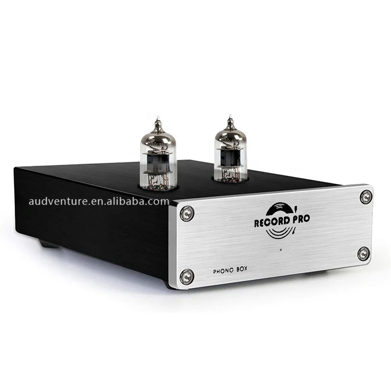 Phono Preamp RCA Input Output MM Phonograph Preamplifier for Turntable DC 12V Low Noise Pre-amp for Home Audio Stereo Recorder