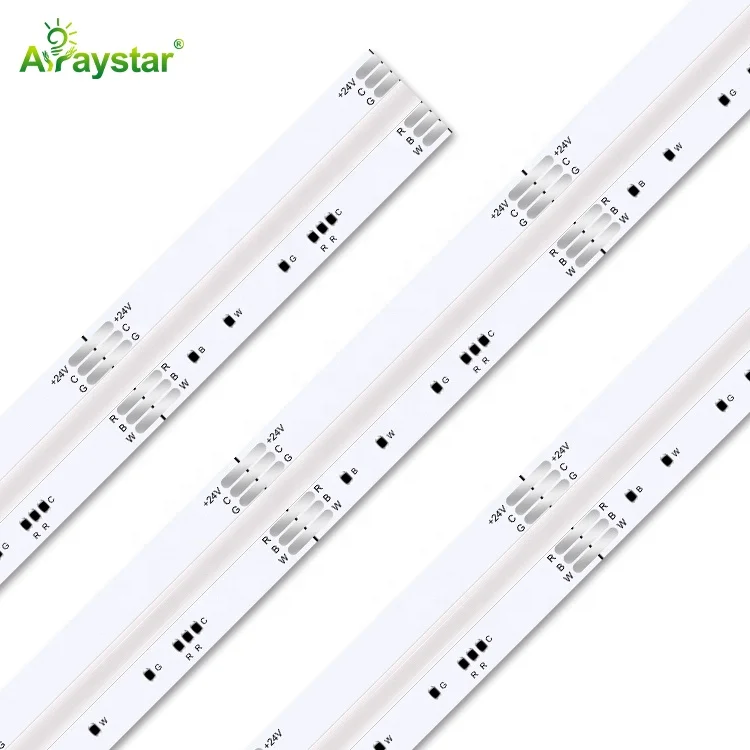 Newly Released SMD FCOB LED Strip Light Slim 10mm High Brightness Dotless 12V 24V COB LED Strip CRI90 320 LEDs 2022