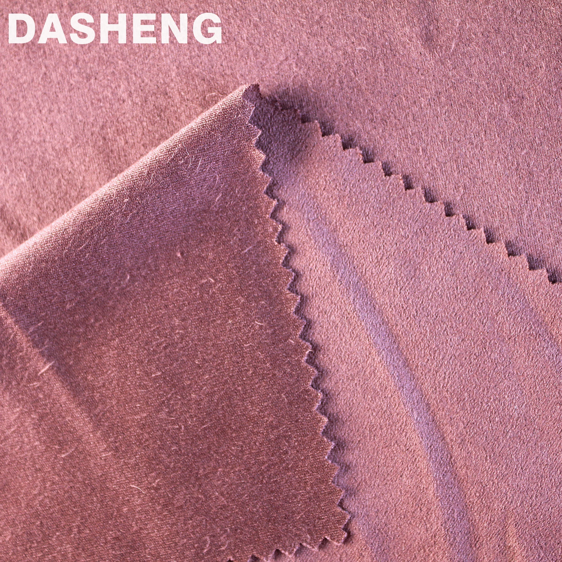 Hot selling Cheap Fabric 92%polyester 8%spandex Double-side Suede knitted interlock for dress and garment