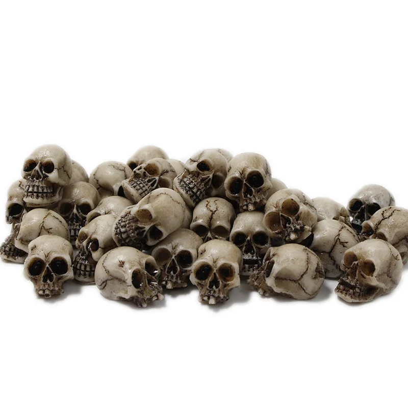 New Halloween Small  Resin Gothic Style Ornament Compact Potted Desktop Craft