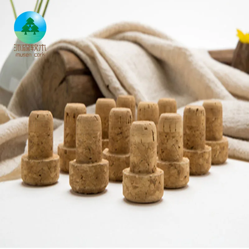 Индивидуальная многоразовая бутылка для вина высокой плотности, деревянная пробка из натуральной пробки