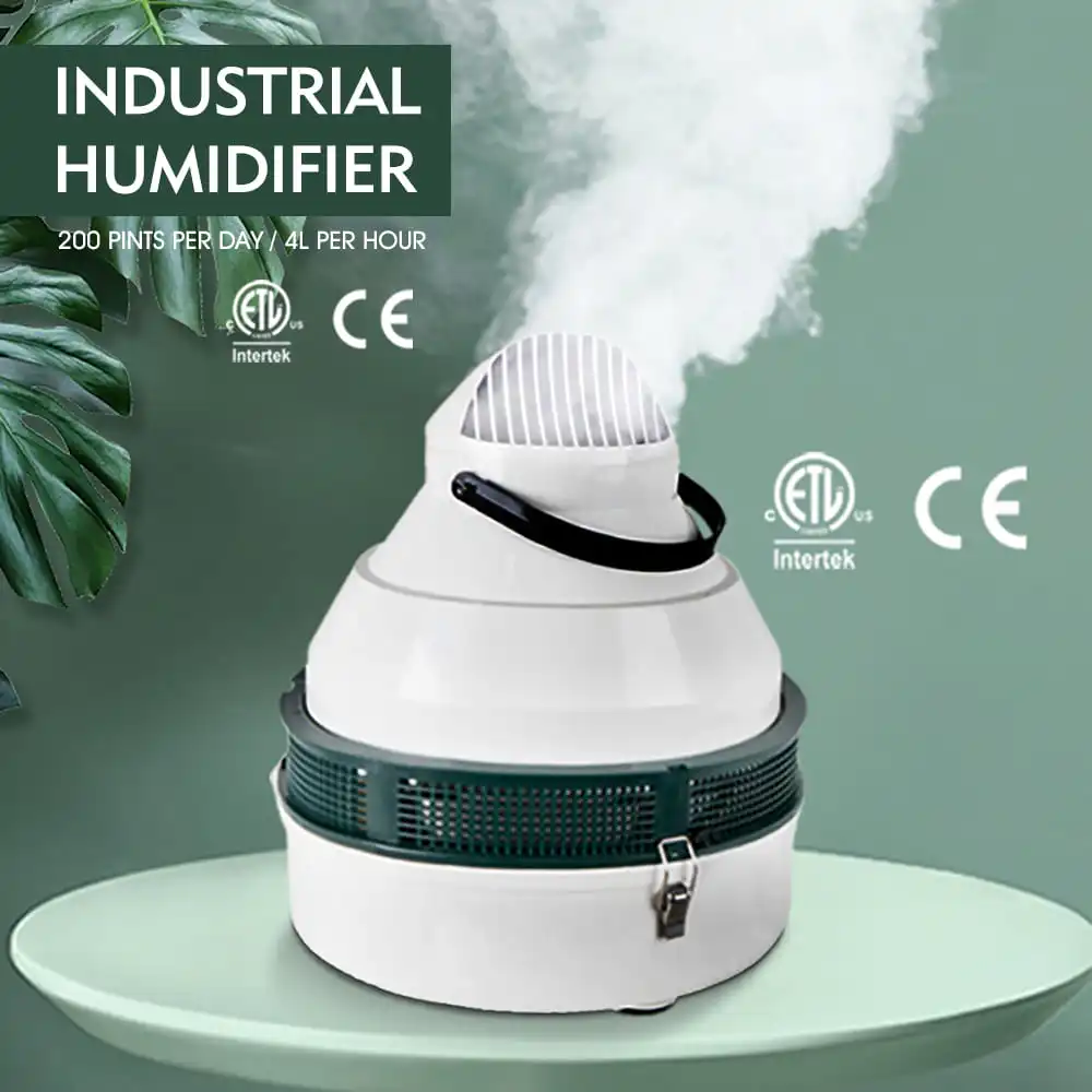 TRILITE Centrifugal Mist Fan Industrial Humidifier for Farming Greenhouse Easy Assembly Plastic Frame