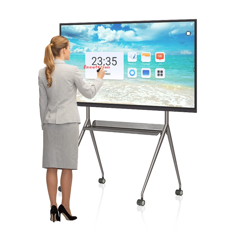 GAOKE E3 Series 55-65 Inch Interactive LCD Smart Board Touch Screen Flat Panel Display for Schools and Education