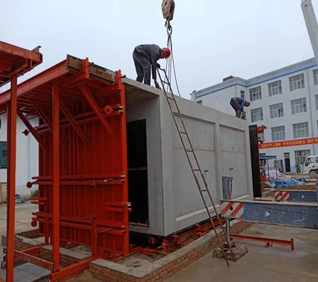 Fireproof Feature and Environment friendly  concrete modular house equipments