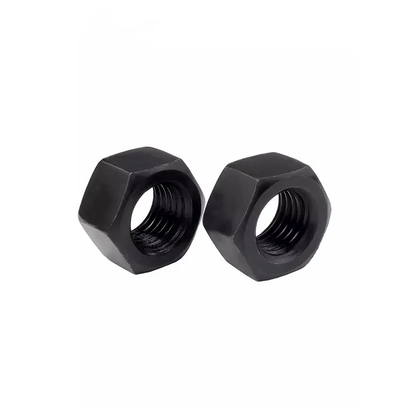 8.8 Class Black High Strength Nut Hexagonal Nut Cap M4 5 6 10 12 14 16 18 20 22 24 30 32 36