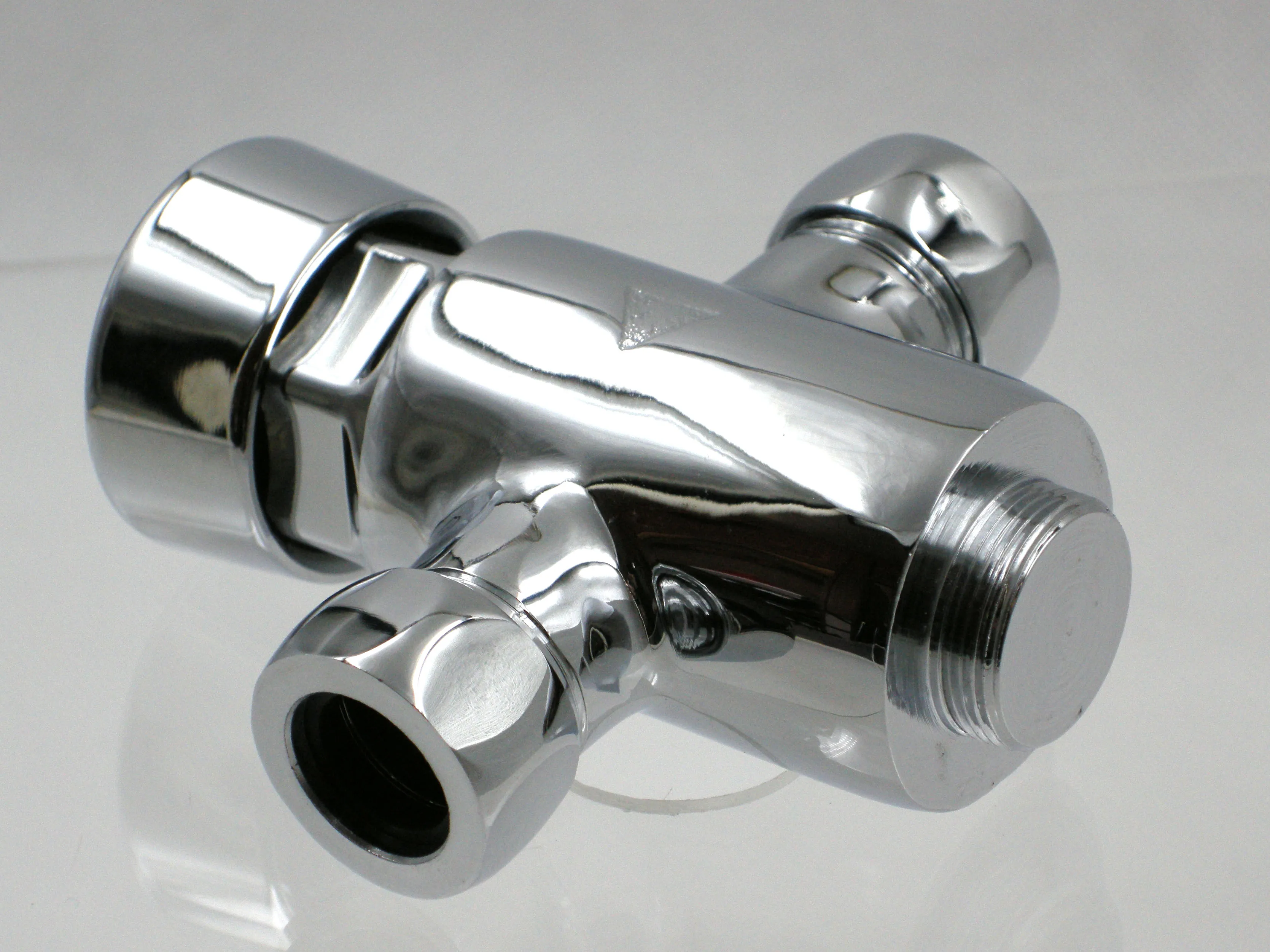 Time Delay Brass Chrome Plated Exposed Shower Valve Pressmatic Self Closing Exposed Shower Gfiferia Temporizada empotrado ducha