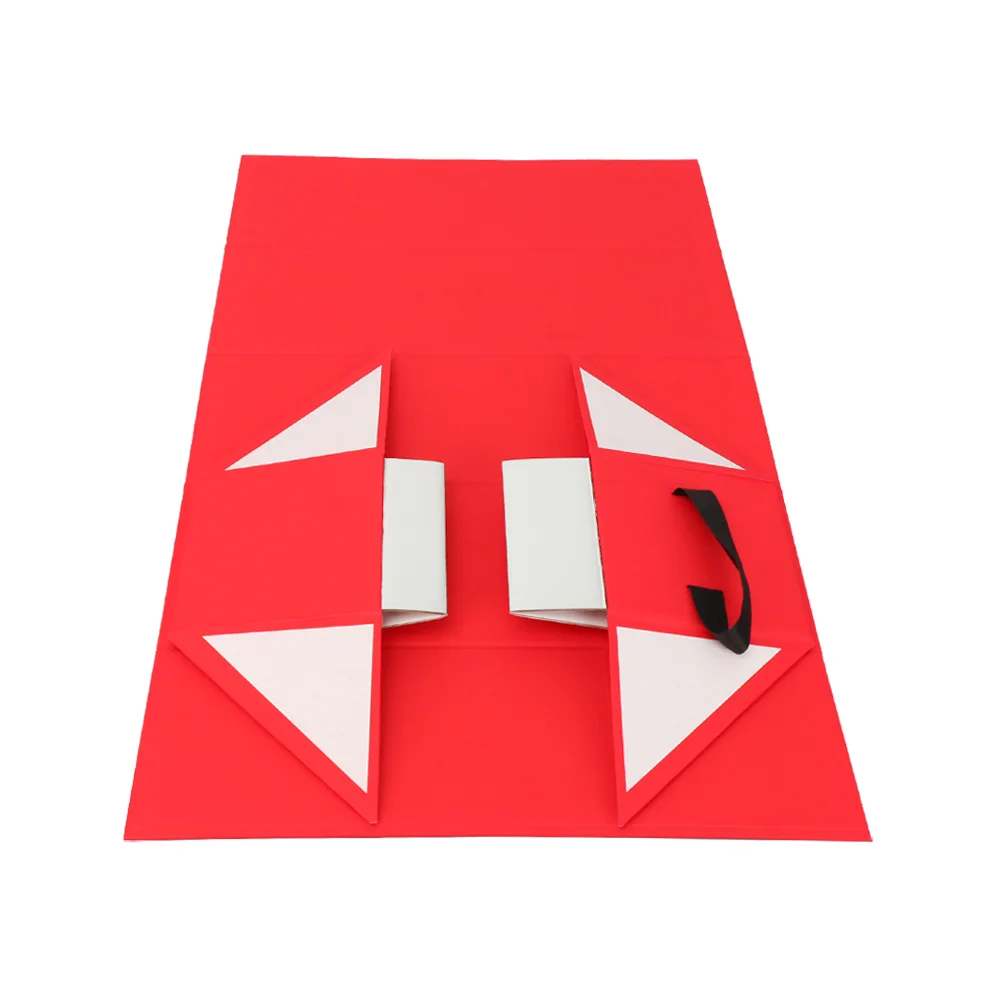 Wholesale Black Corrugated Custom Luxury Magnetic Cardboard Rigid Gift Wine Folding Paper Box