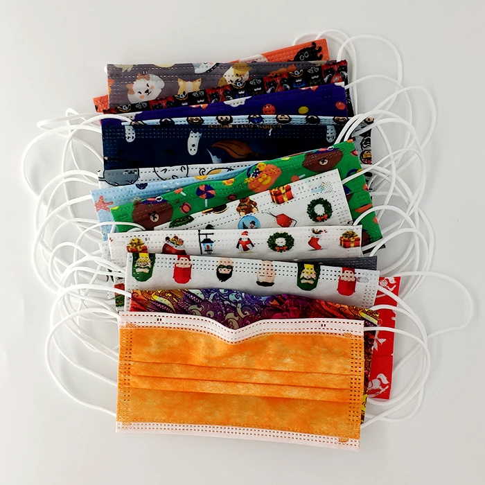 
Factory Wholesale Mascarilla Type IIR Breathable Disposable 3 Ply Surgical Face Mask 