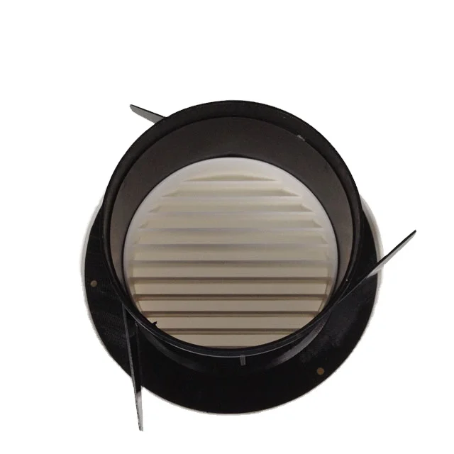 Высокое качество выхлопной воздух жалюзи стены устанавливаемое на вентиляционное отверстие в салоне автомобиля хомут из нержавеющей стали круглая потолочная панель округлая АБС-пластика