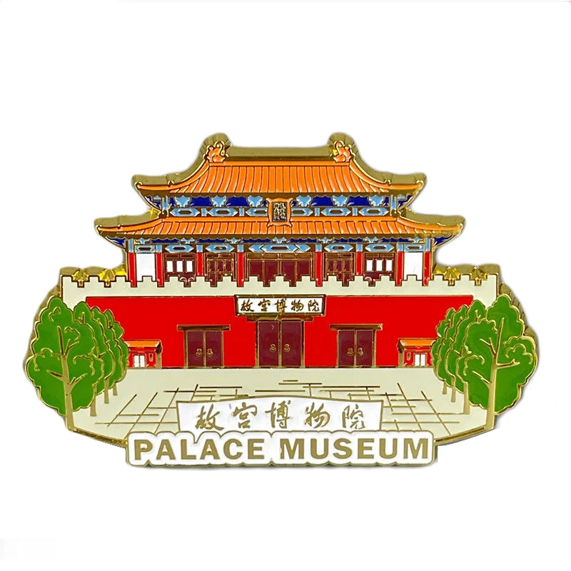 Fridge Magnet Tourism Souvenirs Magnetic Refrigerator Custom Metal Enamel Fridge Magnet