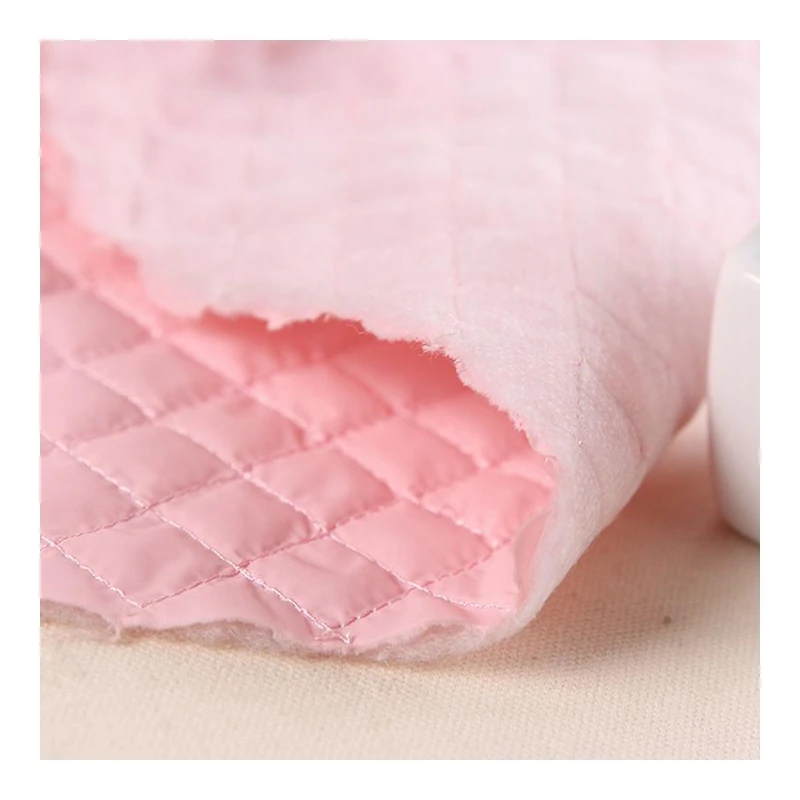 Diamond Quilted Polyester Fabric