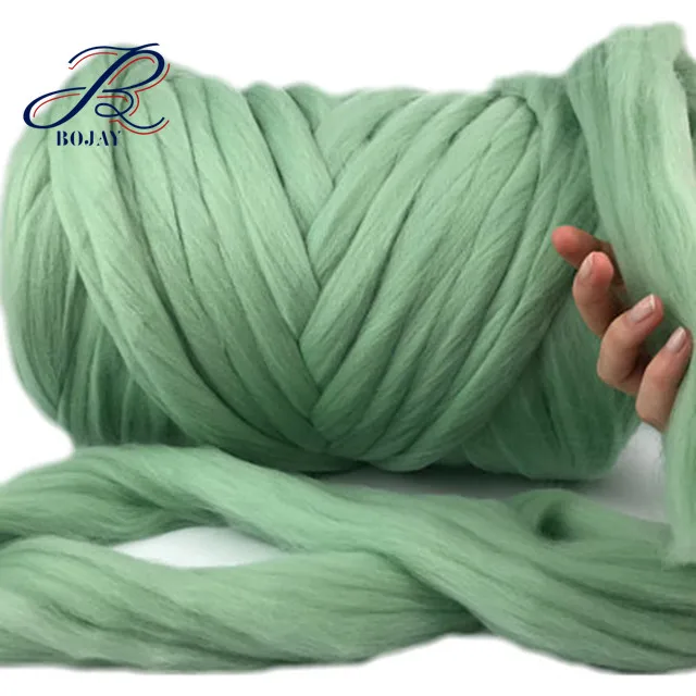 Wholesale Super Chunky Giant Acrylic Wool Like Yarn Hand Knitting Yarn for Blankets