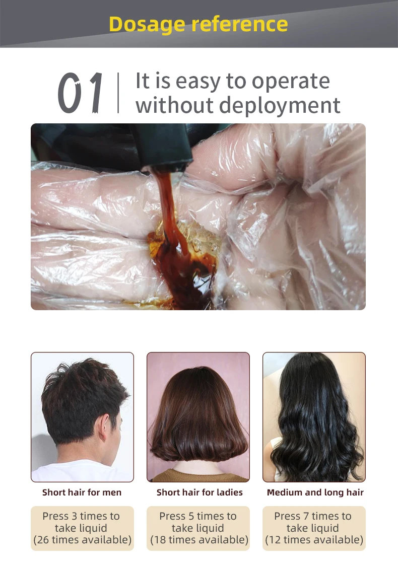 China Manufacturer Meidu Brand Private Label Ammonia Free Magic Black Brown Hair Dye Fast Black Hair Color Shampoo