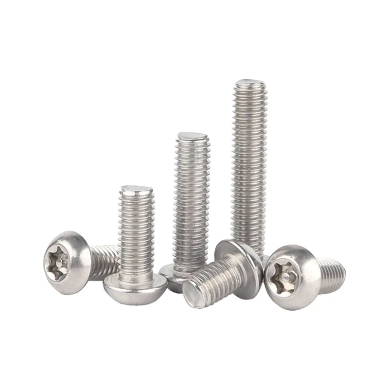 ANSI/ASME B18.3BT Torx Drive Button Head Machine Screw with Pin Stainless Steel Pin Screw