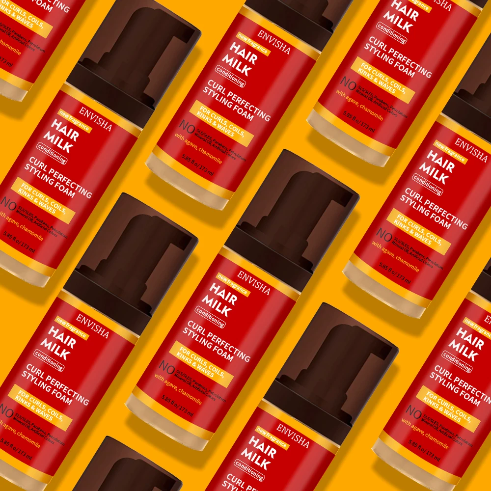 Professional Private Label Hair Mousse Styling Curling Foam Non Sticky Style Hair Mousse For Curly Hair