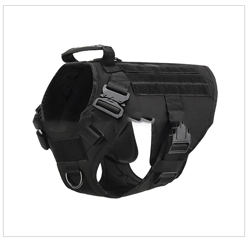Tactical Durable Tactical Front Lead Sublimation Blank Nylon Adjustable No Pull Quick Fit Heavy Duty Camo Dog Harness