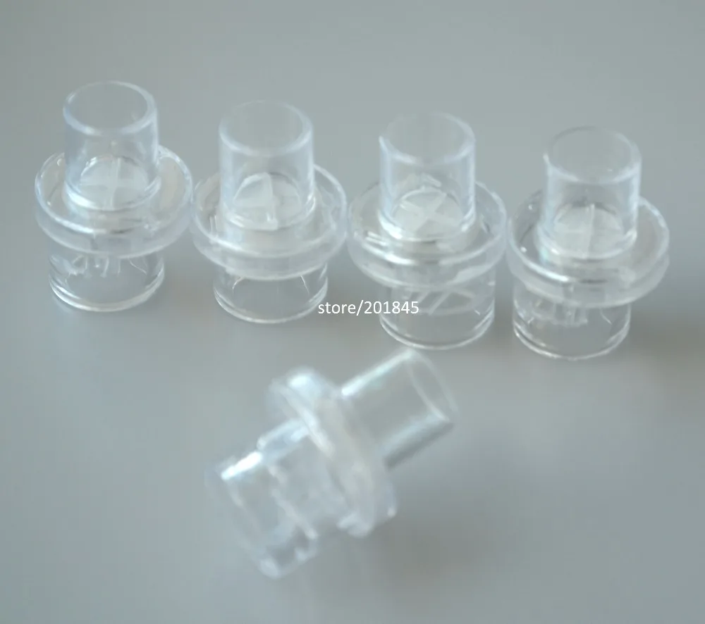 Pocket CPR Oxygen Inlet Accessories Mouthpiece For CPR Resuscitator Mask mouthpiece for CPR One-way Valve AED traini Transparent