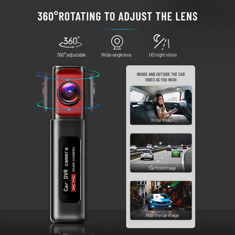 4K 2K Dash Camera for Cars Super Night Vision Dash Cam Front and Rear with G-Sensor WDR FHD DVR Car Dashboard Camera