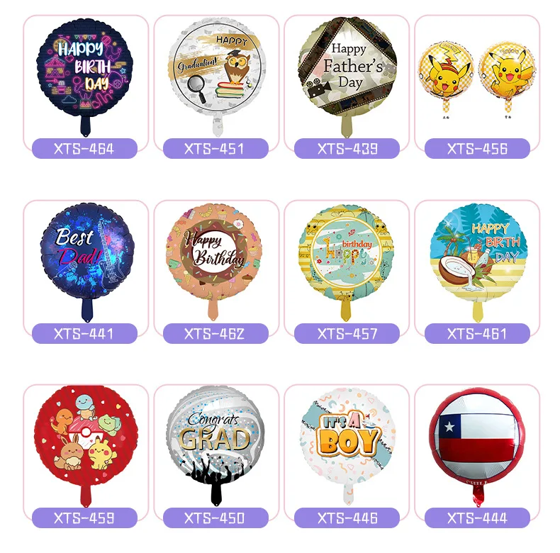 balloon vender 18 inch round aluminum film balloon wedding room birthday party decoration manufacturers wholesale balloons