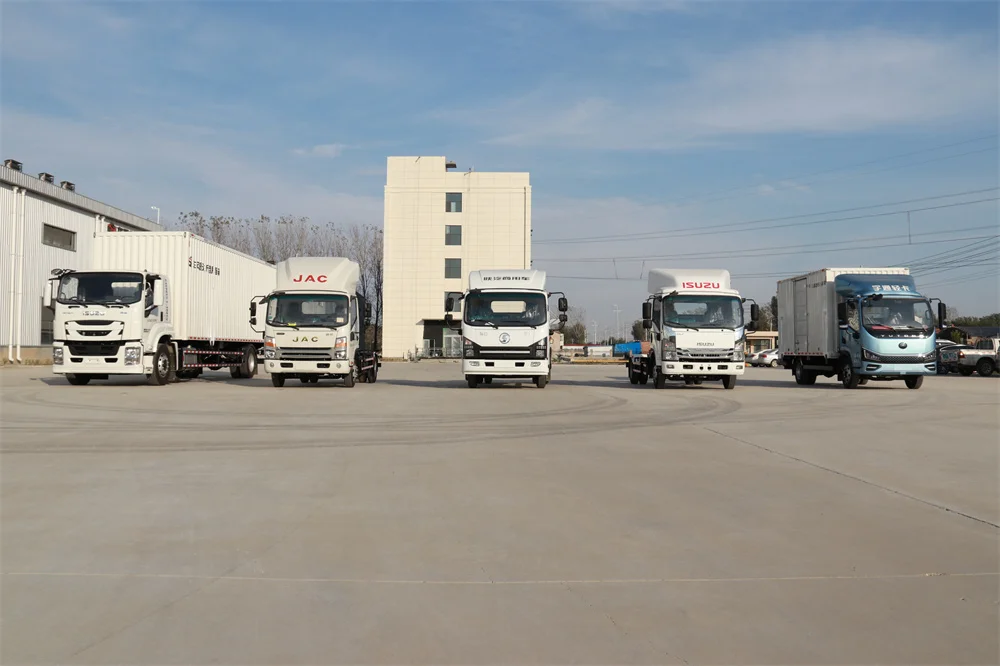 Isuzu Diesel 4*2 Medium Van Cargo Truck Swap-Bodie Vehicle Detachable Body Trucks