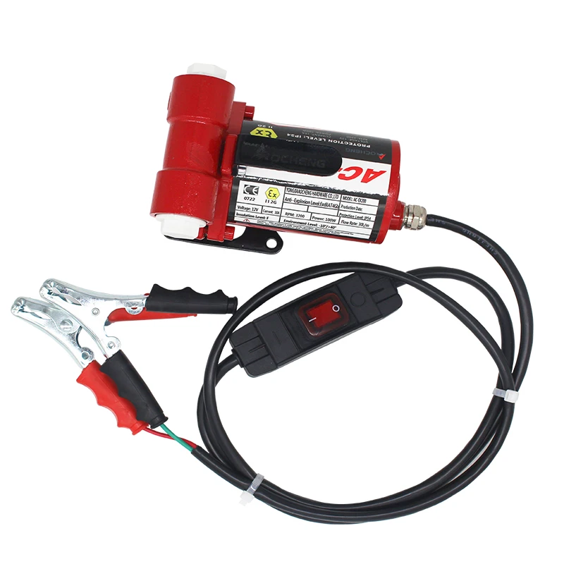 DC 12/24 Volt Electric Mobile Portable Mini Fuel Diesel Transfer Pump Kit For Refeulling Diesel
