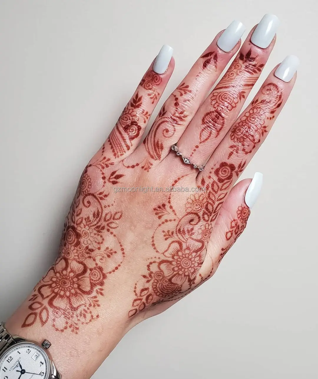 Factory Wholesale Henna Tattoo Stencils Women Sexy Hands Temporary Tattoo Stencils