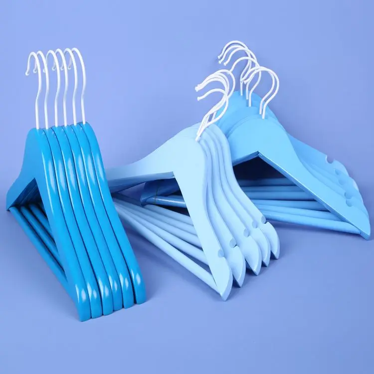 Sample Free Fast shipping wholesale dry clothes hanger kids baby wooden hangers