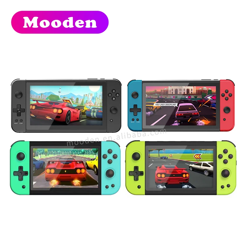 L X70 портативная игровая приставка 7 дюймов сенсорный экран 64bit Ретро консоль HD ТВ-выход видео Игровая для PS1