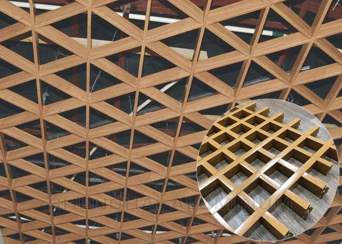 Aluminum Open Cell Grid Ceiling Modern Design Ceil Aluminum Metal Suspended Ceiling