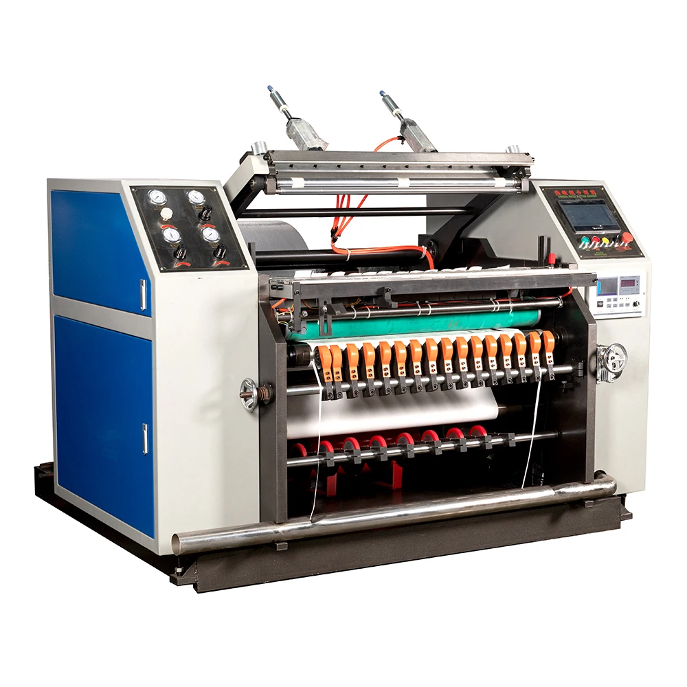 Copy Paper Slitting Machine Slitter Rewinder Industrial Grade Aluminium Foil A3 A4 A5 Size Automatic Tension Control 150m/min