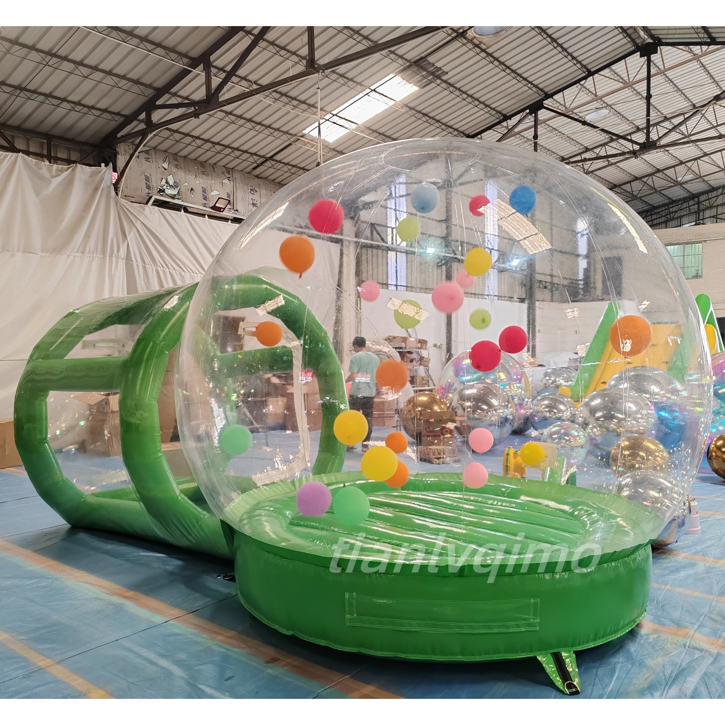 High Quality PVC Bubble House Kids Party Balloon Fun House Inflatable Bubble House Trampoline