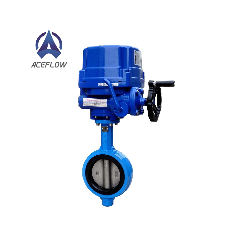 High Performance Factory price Dn65 Electric Motor Operated Ductile Iron Lug Type Butterfly valve
