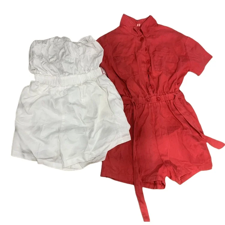 Mix Dubai clothing Women clothes Sacks summer Romper Ladies Jumpsuit Used Clothes in bales for sale