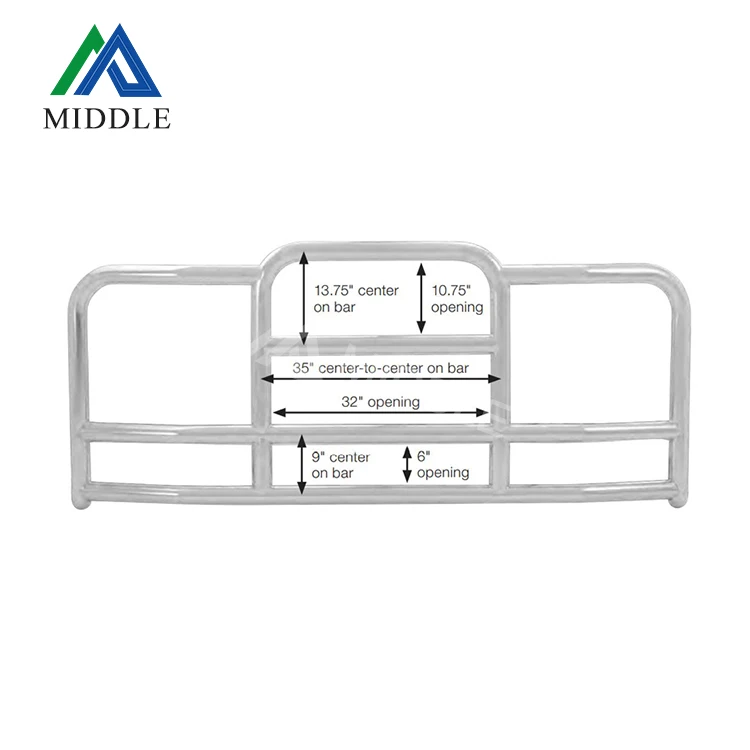 2021 Popular American Heavy Duty Truck Trucks Front Bumper Bull Bar Deer Grille Guard Moose Guard For Volvo